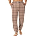 thumbnail image 3 of Mens Pajama Pants Sleepwear Soft Bottoms Sleep Lounge Long Pant with Drawstring & Pockets Watermelon Red XL, 3 of 6