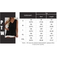 thumbnail image 3 of TAIAOJING T-shirt For Women Sleeveless V Neck Tops Summer Plus Size Loose Tunic Blouse Tops For Two Layer Chiffon Shirt Casual Tops, 3 of 5