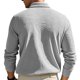 thumbnail image 4 of pstuiky Camisas casuales de manga larga para hombre, Camisa de manga larga con botones de solapa de color liso para hombre que cultiva la integridad moral camisetas de hombre xl, 4 of 5