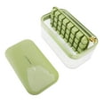 thumbnail image 1 of Ice Cube Tray with Lid and Bin,2 Trays Ice Cube Molds Ice Tray with Cover Storage Container No Spill Stackable Ice Cube Trays Ice  Maker for Cocktails Whisky, 1 of 7