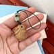 thumbnail image 2 of Llavero Conejito De Pascua Llavero De Madera Con Forma De Conejo Para Mujer Colgante Para Bolso Colgante Para Coche Regalo De San Valentín, 2 of 4