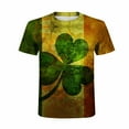 thumbnail image 4 of Patlollav Womens Tops Funny St. Patrick'S Day Print Casual Loose Fit White Shirts Blouse Clothes, 4 of 6