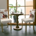 thumbnail image 3 of Dining Chair Covers Set of 6,Thanksgiving Turkey Maple Leaf Universal Stretch Kitchen Seat Covers Parsons Chair Protector Slipcover for Home Restaurant Party Decor,Farmhouse Pumpkin Chicken, 3 of 6