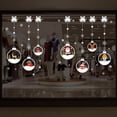thumbnail image 2 of HZKAICUN Christmas Window Glass Decoration Stickers Merry Christmas Removable Dress Up DIY Wall Stickers Decals for Living Room Bedroom Shop Window, 2 of 8