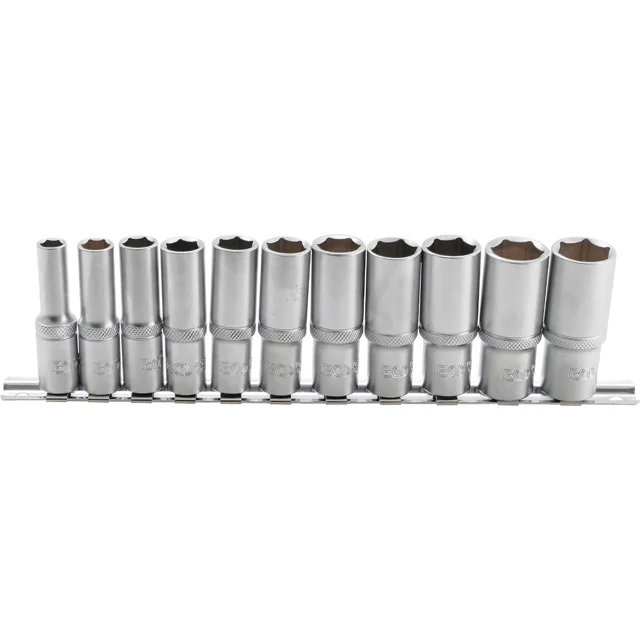 Juego de DADOS LARGOS BGS 2222 HEXAGONAL 3/8 8-19 mm