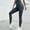 Navy, variant on Leggings for Women Butt Lifting Leggings Athletic Gym Workout Pants Gym Clothes for Woman Bootcut Pants for Women High Waisted Compression Workout Leggings Tummy Control Black L