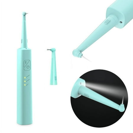 Tartar Remover for Teeth Plaque Remover for Teeth Ultrasonic Tooth Cleaner Electric Dental Calculus Remover Scraper USB Rechargeable Tartar Removal Teeth Cleaning Kit for Kids Adult (Blue)