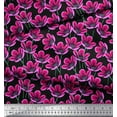 thumbnail image 3 of Soimoi Cotton Duck Fabric Artistic Floral Print Fabric by the Yard 42 Inch Wide, 3 of 3