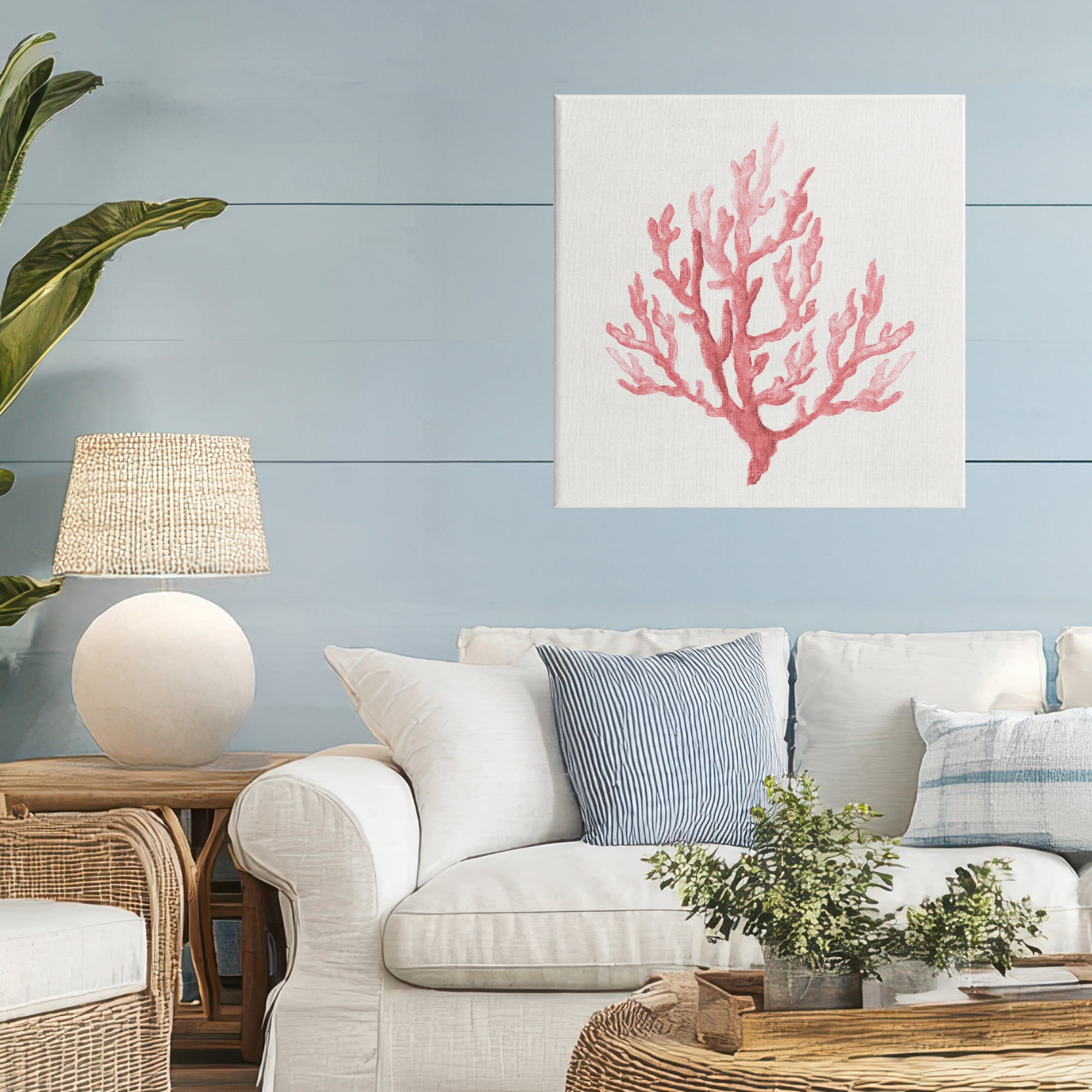 Stupell Industries Muted Pink Coral Branch Canvas Wall Art, design by Janet Tava
