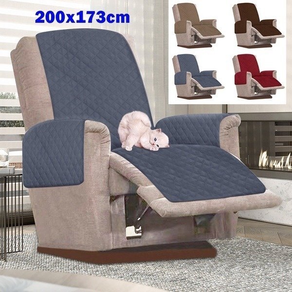 200x173cm Waterproof Recliner Chair Covers for Armchairs Recliner