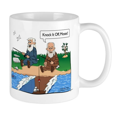 

CafePress - Fishing With Moses Mug - Ceramic Coffee Tea Novelty Mug Cup 11 oz