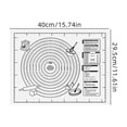 thumbnail image 2 of Extra Large Baking Mat with Measurements Non Stick EVA Baking Mat for Rolling Dough Non Slip EVA Baking Kitchen Countertop Mat (White Background Black Letters)., 2 of 3