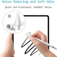 thumbnail image 3 of Sturdy Pencil Tips Suitable for Apple Pencil 1st 2nd Gen Wear-resistant Elastic Stylus Pen Tips Replacement Nibs for IPencil 3 Pcs, 3 of 6