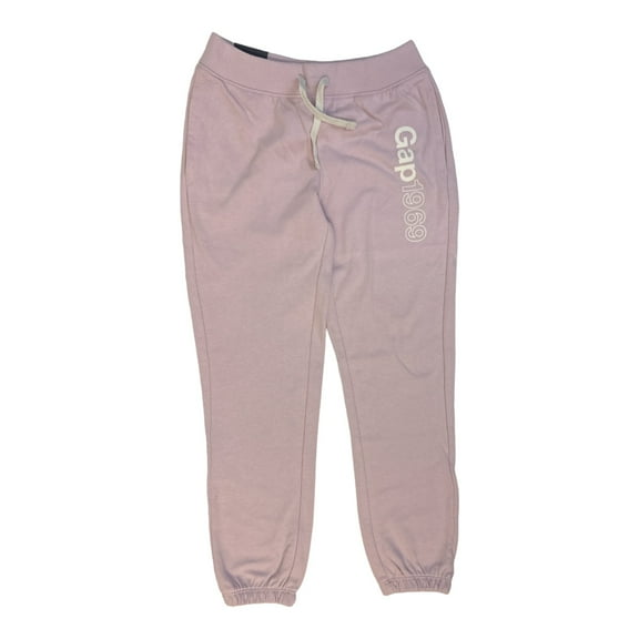 GAP Girl's 1969 Logo Drawstring Waist Elastic Leg Sweatpant (Lilac, 8)
