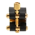 thumbnail image 1 of 2x Saxo saxofón ligadura, cuero duradero de ligadura para saxofón boquilla piezas de instrumentos musicales Gloria clip de ligadura para boquilla de saxofón, 1 of 9