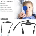thumbnail image 4 of USB Rechargeable Neck Reading Light, LED Book Lights, Eye Caring 3 Colors, Dimmable Brightness, Bendable Arms For Crafting, Knitting(BLACK), 4 of 7