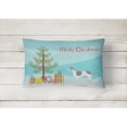 thumbnail image 2 of Carolines Treasures CK3543PW1216 Greyhound Christmas Tree Canvas Fabric Decorative Pillow, 12H x16W, multicolor, 2 of 4