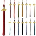 thumbnail image 4 of Eoperou Academic Tassel Smooth Decorative Multicolor Metal Year Card Graduation Tassel for School, 4 of 8