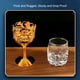 thumbnail image 3 of Copas De Vino, Juego De 6 Copas De Vino Vintage Para Hoteles, 3 of 7