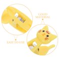 thumbnail image 3 of OULII 12pcs Paper Clip Bag Clip Multifunctional Design Yellow For Adults Office, 3 of 6