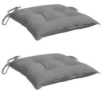 Outdoor Cushion For Set of 2, Square Gray Oxford Fabric