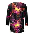 thumbnail image 3 of SHE IS My Items Shirts for Women Plus Size V Neck Tops for Women Plus Womens Long Sleeve Cotton Blouses for Work Basic Tees for Women Long Long Sleeve, 3 of 4
