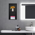thumbnail image 5 of 12x24 inches Shower Niche, Stainless Steel Recessed Bathroom Shower Niche Shelf Black, 5 of 8