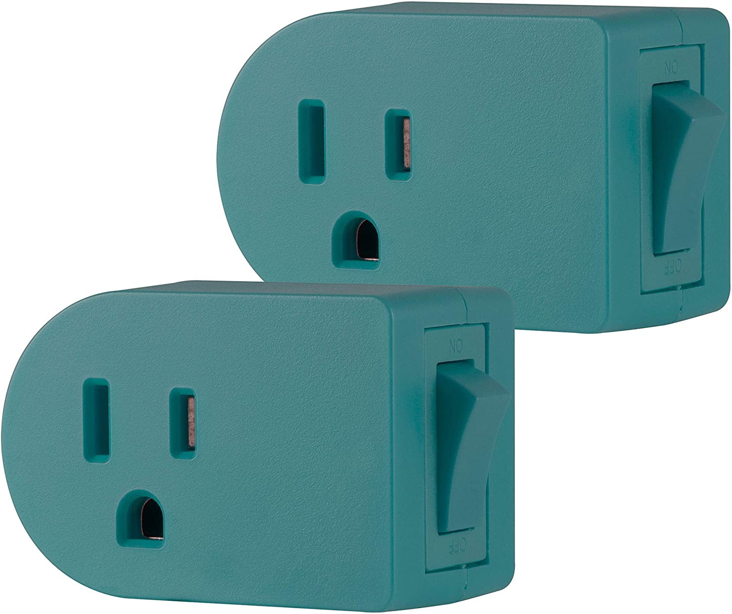 Cordinate Grounded Outlet On/Off Power Switch, 3 Prong, Plug in Adapter