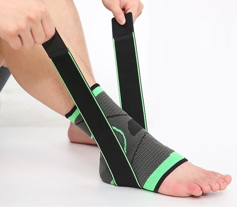 Adjustable Ankle Support Compression Sleeve Strap Brace Foot Injury Bandage Wrap 