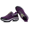 thumbnail image 5 of Mostsola Sneakers for Women Slip on Sock Shoes with Arch Support Knit Mesh Platform Walking Shoes, 5 of 7