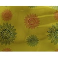 thumbnail image 4 of oneOone Georgette Viscose Fabric Spiral & Floral Block Printed Craft Fabric BTY 42 Inch Wide, 4 of 4