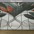 thumbnail image 5 of Ambesonne Boho Place Mats Set of 4, Mid Century Exotics Art Leaves, Standard Size, Orange Laurel Green Grey, 5 of 5