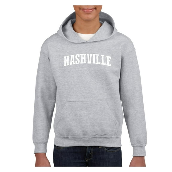 MmF - Big Boys Hoodies and Sweatshirts, up to Big Boys Size 24 - Nashville Tennessee Flag