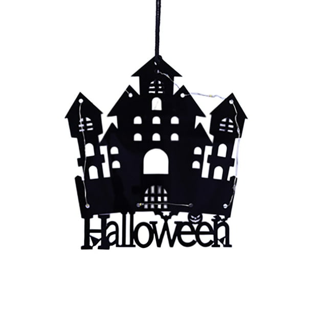 Linterna de calabaza brillante para Halloween, decoración para fiesta, percha temática para festival de Halloween, luces decorativas para fiesta