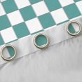 thumbnail image 4 of Feelyou Fashion Turquoise Buffalo Curtains Pack of 2 (42x84 Each), Chic Check Plaid Curtains Blackout, Teens Kids Boys Girls Bedroom Curtains, Living Room Curtains Decor, 4 of 6
