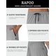 thumbnail image 5 of Pantalones deportivos Rapoo Jogger de poliéster ligero M, 5 of 6