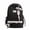 Black, variant on Nylon Lace Rucksack 16.93" Bow Accent Preppy Large Capacity Multi-pocket (Blue)