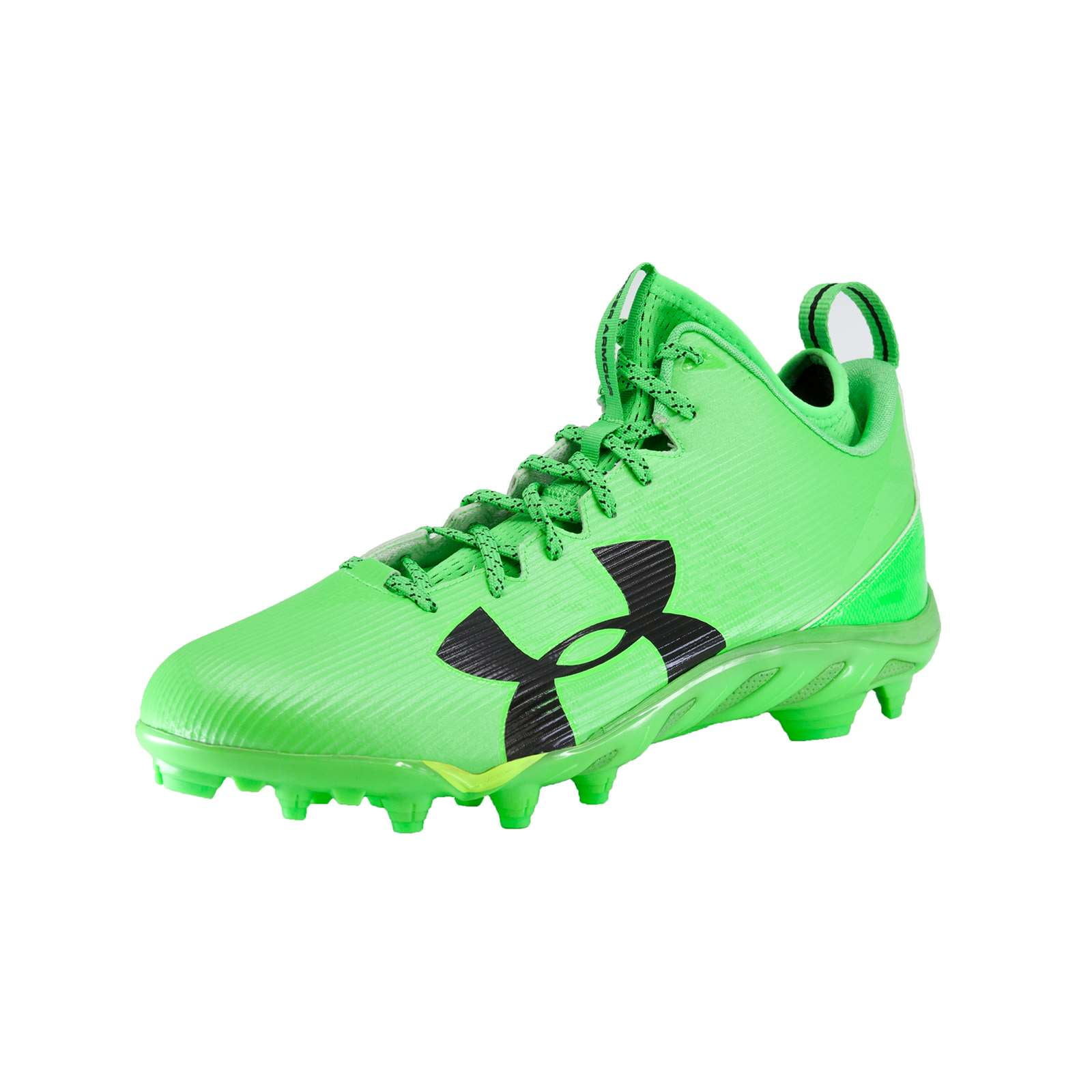 Under Armour Team Fierce III MC White/Green Football Cleats Size 14 Under Armour Team Fierce III MC White/Green Football Cleats Size 14
