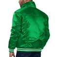 thumbnail image 2 of Men's Starter x Levi's Kelly Green Boston Celtics Silver Label Trucker Satin Full-Snap Jacket, 2 of 4