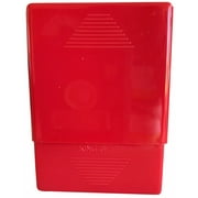 Red Crush-Proof Plastic 2 Piece Cigarette Case For King & 100s - 3203