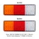 thumbnail image 2 of Speravity Luz trasera de camión Rectangular, portátil, desmontable, Universal, reemplazo de 3 colores, 6000K, lámpara de luz trasera de advertencia Bombillas para automóviles 12V Speravity VI017701-01, 2 of 6