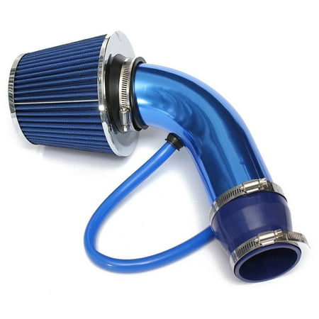 Universal Cone Adapter - Universal Car Automobile Adaptations Performance Cold Air Intake Filter Alumimum Induction Pipe Hose System Power Kit Car Engine Mushroom Productivity 76Mm Inlet 160mm High Cold Air Cone