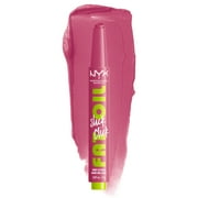 NYX Professional Makeup Fat Oil Slick Click Hydrating Tinted Lip Gloss with Lightweight Hydration, DM Me, 0.07 oz