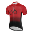 thumbnail image 3 of Maillot de ciclismo con estampado digital informal para hombre, chaqueta de MTB de manga corta ligera, transpirable y con cremallera elástica para hombre, 3 of 5