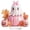 Pink, variant on Pink Halloween Table Decor, 2D Acrylic Halloween Desktop Ornament, Cute Ghost Pumpkin Display Piece, Fall Season Tabletop Accent, Holiday Atmosphere Decoration for Home Office Room,Pink
