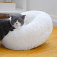 thumbnail image 4 of Cama para gatos Cama redonda para perros Nido para mascotas Cama para gatos ovalada Nido para donas Cama blanca Diámetro 50 cm JAMW Sencillez, 4 of 5