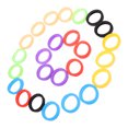 thumbnail image 1 of PAMINGONO 25PCS Compact Design Key Markers Silicone Assorted Color Identify Keys Easily Daily Use, 1 of 8