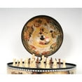 thumbnail image 2 of Globe Blanc avec Porte-Échecs - 13 Pouces, 2 of 4