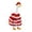 Red Xmas Tree Goose Outfit A8, variant on Fall Porch Goose Outfit Pumpkin Dress Goose Costume for Outdoor Lawn Decor | for 23" Lawn Plastic/Cement Statue, with Basket, Fall Harvest Autumn Thanksgiving Courtyard Garden Patio Yard Decoration
