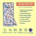thumbnail image 3 of Wildkin Kids Day2Day Nap Mat for Boys and Girls, Roll-up Design (Modern Construction Blue), 3 of 8